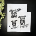 Perturbed Owl - Art Print