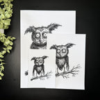 Perturbed Owl - Art Print