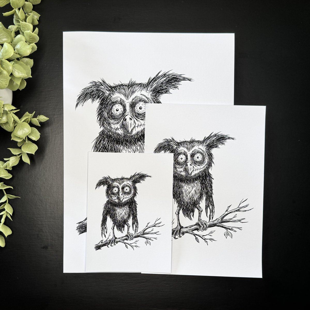 Perturbed Owl - Art Print