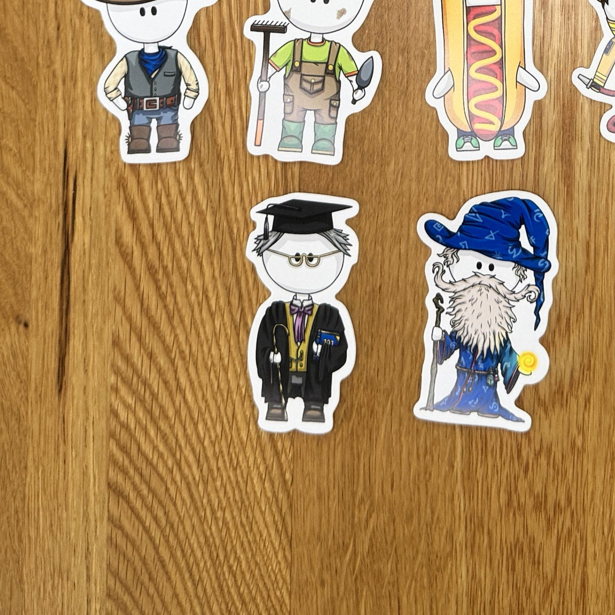 Professor - Die Cut Sticker