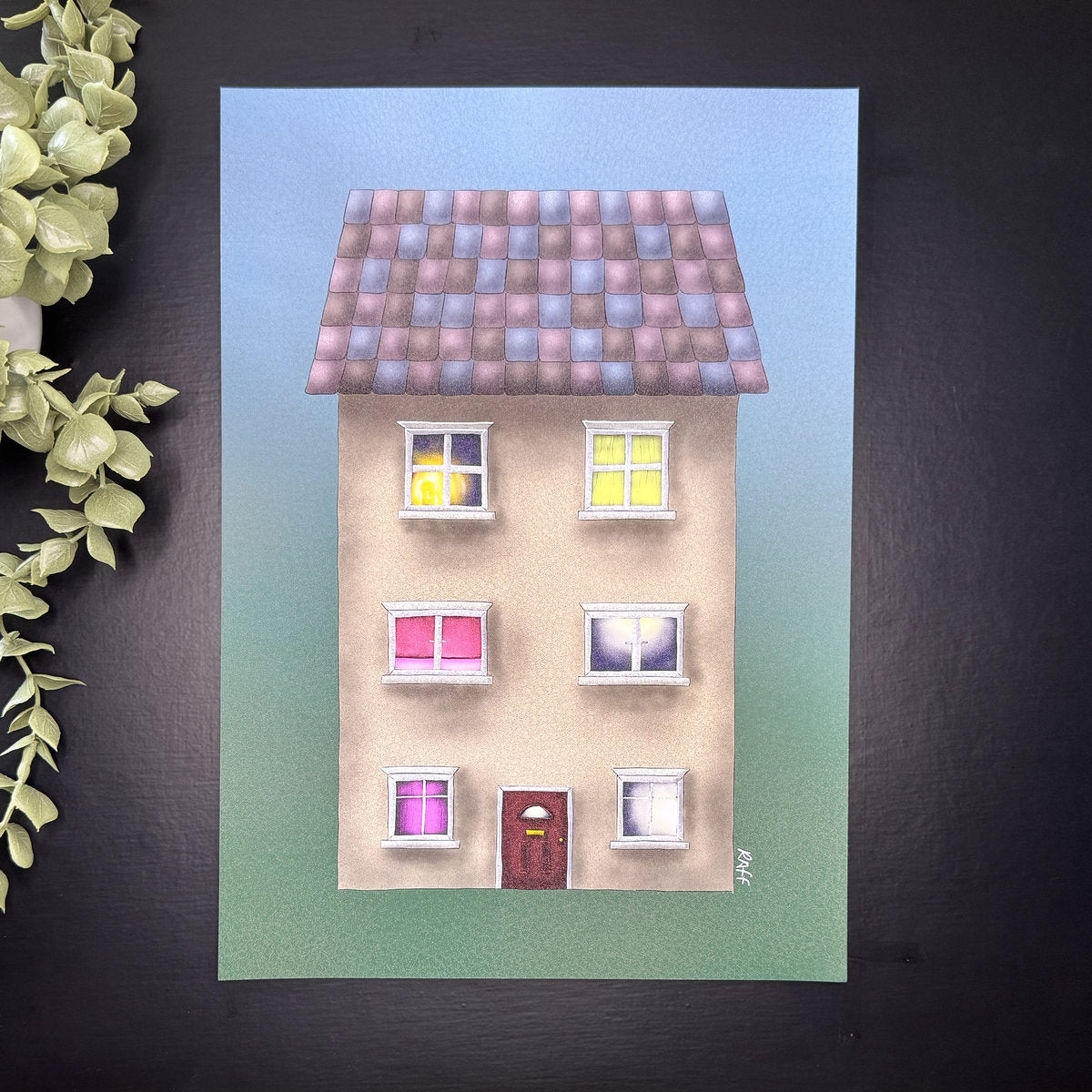 The Lights Are On - Art Print