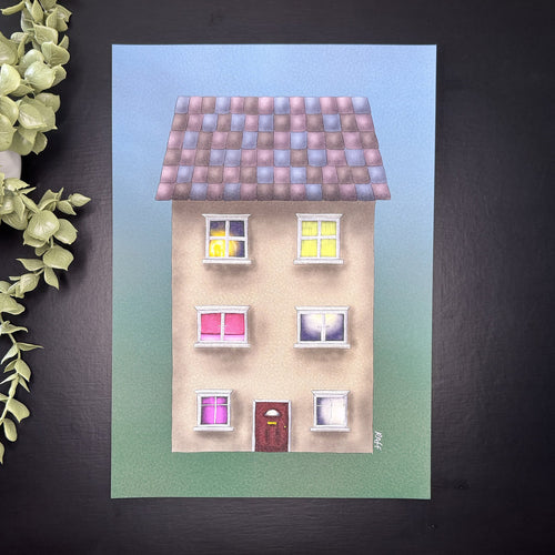 The Lights Are On - Art Print
