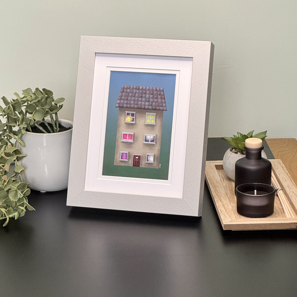The Lights Are On - Art Print