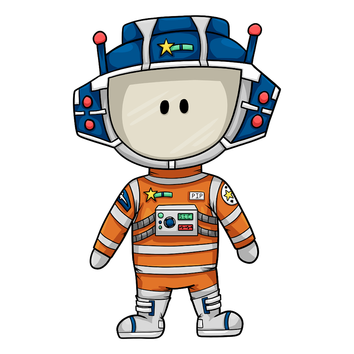 Astronaut - Wooden Pin