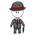 Businessman - Die Cut Sticker