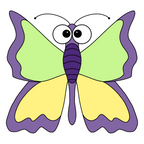Butterfly - Wooden Pin