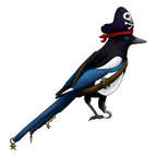 Marauding Magpie - Art Print