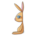 Meh Bunny - Art Print